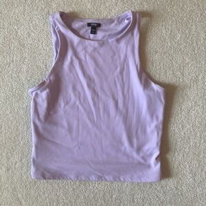 Express Body Contour Light Purple Tank Top